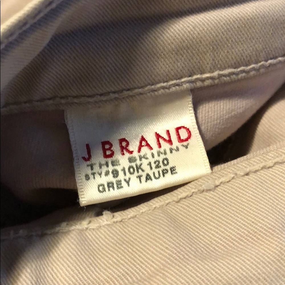 J Brand The Skinny #910K120 Grey Taupe